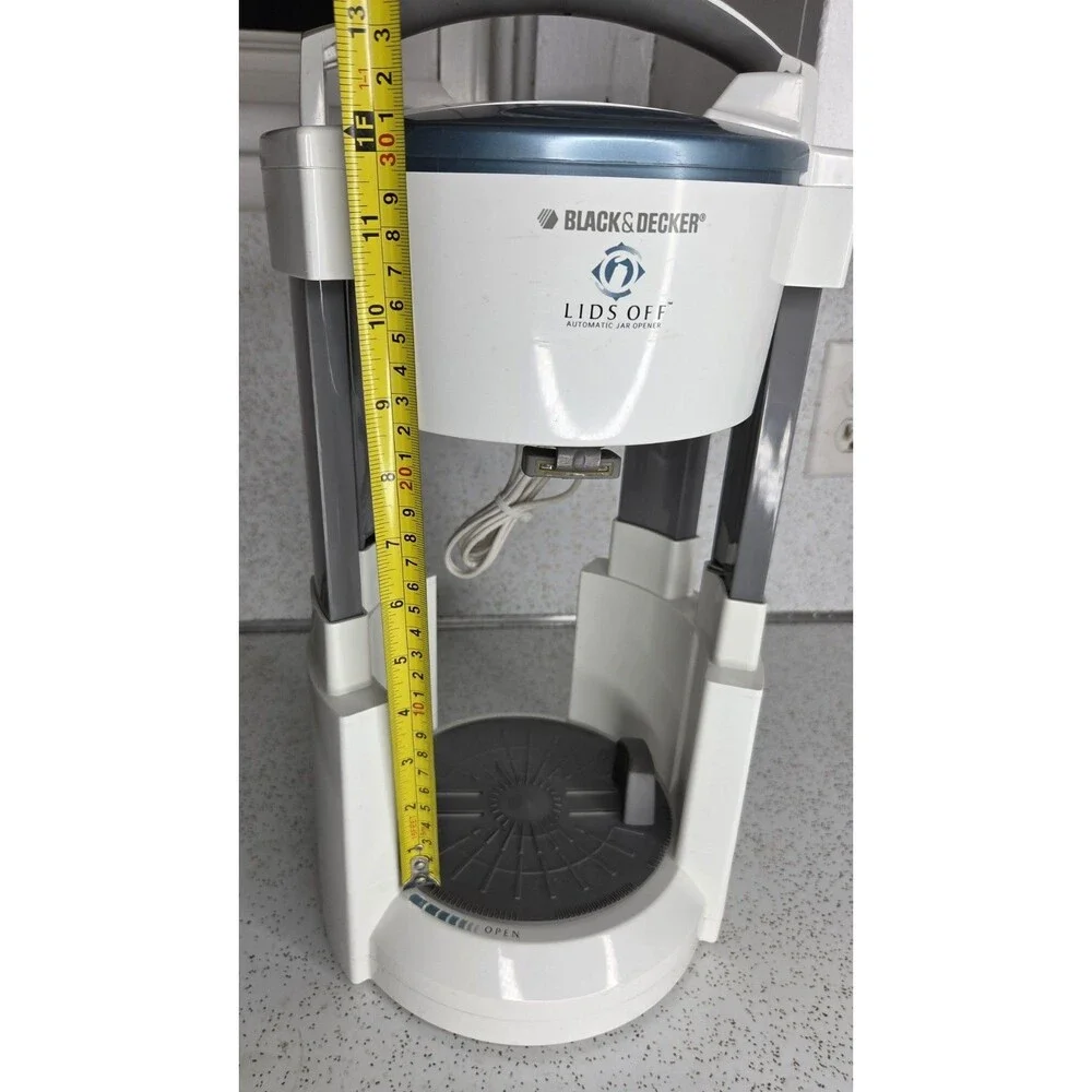 Black & Decker Lids Off Electric Automatic Jar Can Opener Kitchen JW200 Tested!